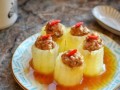 家常美食——五花肉烧冬瓜（营养美味，口感丰富）