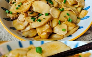 香葱木耳杏鲍菇的做法（家庭美食）