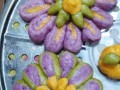 用三色菊花馒头美化美食（学做花样美食，为生活增添色彩）