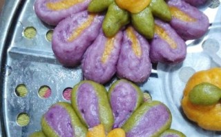 用三色菊花馒头美化美食（学做花样美食，为生活增添色彩）