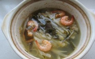 美味清热——虾米冬瓜海带汤（清热解暑，营养美味）