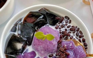 椰浆黑凉粉的制作方法（清凉夏日必备，一口接一口的美味）