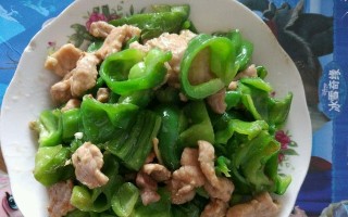 土豆丝炒青椒肉片，简单易学的下厨秘籍（用土豆丝、青椒和瘦肉片一起烹饪，味道鲜美、色彩丰富）