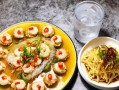 美味又健康的丝瓜酿虾（一道低脂肪高蛋白质的养生菜肴）