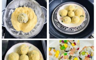 香煎菠菜饭团的制作方法（一口咬下，美味满口/让你爱上素食主义）