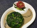 芝麻酱拌菠菜粉丝的做法（简单易学，营养美味）
