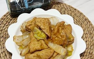 肉末煮油豆腐，美味健康的家常菜（家常菜谱）