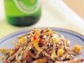 莴笋肉炒丁香鱼，美味佳肴拒绝浪费（家常菜新变化，健康又美味的烹饪方法）