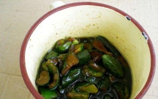 同一口味，不同风情——用相同料腌制辣椒和黄瓜