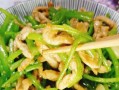 茼蒿炒肉丝，营养又美味（做法简单易学，家常菜必备）