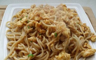 油菜蛋炒面，美味又健康！（家庭厨房轻松搞定，做法简单易学！）