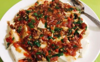 油淋干豆腐的制作方法（家庭美食，营养健康，）