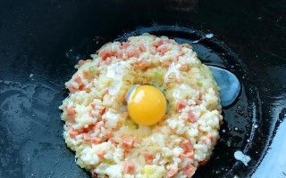 剩米饭鸡蛋饼的做法——闲置食材也能做出美味佳肴（清爽好吃，家庭必备的营养早餐）