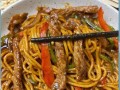中式火腿蔬菜炒意面，热爱美食，就从这一道开始吧！