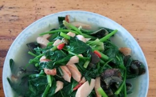 菠菜豆腐墩儿，健康美味的素食选择（清爽口感，滋补养生，家常美食，让素食也可以很精致）