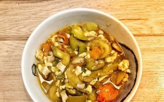 一口香滑的鲜素茄子馄饨（健康素食，营养美味）