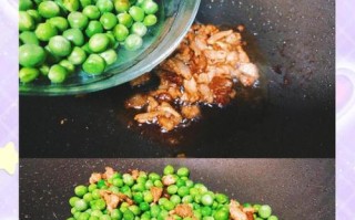 妙手烹饪新文美食——肉末炒碗豆（尝鲜美味，家常菜肴，一锅搞定）