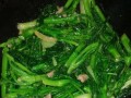 肉粒炒菜心，美味健康的家常菜（用肉粒增添鲜味，营养菜心更美味）