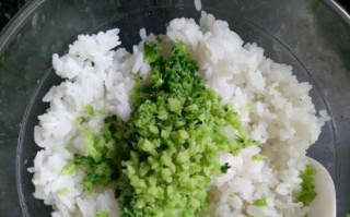 健康美味的以西兰花肉松饭团（以西兰花营养丰富，搭配肉松的口感，让你爱上饭团）