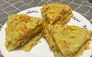 土豆胡萝卜青菜饼的做法（简单易学，味道美妙，让你爱上做饭）
