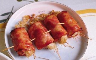 烤培根金针菇的美味做法（烟火四溅，香气撩人，尝尽鲜美，享受烧烤盛宴）