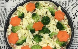 创意美食，以水饺为主的披萨（用水饺的口感改变传统披萨，轻松DIY，美味可口）