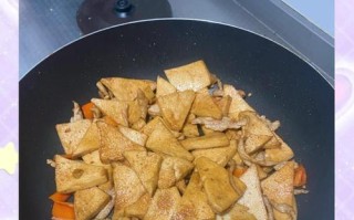 美味可口的糖醋千叶豆腐（家常菜谱，健康美食，清爽可口，营养丰富）