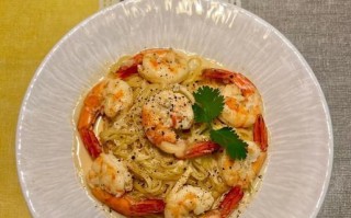 美味虾仁意面的做法（口感鲜美，简单易做）