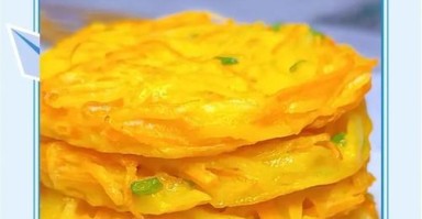 土豆丝鸡蛋煎饼，做法大揭秘！（清爽健康，营养又美味！）