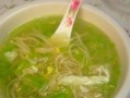以西洋菜金针菇蛋花汤——绿色、营养、美味（以食材为荣，以健康为重）