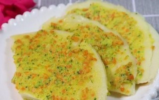美味可口的以西兰花粉丝煎饼（健康营养、简单易做、适合全家人食用）