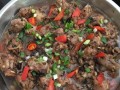 豌豆蒸排骨的做法（清香美味，健康营养，简单易学）