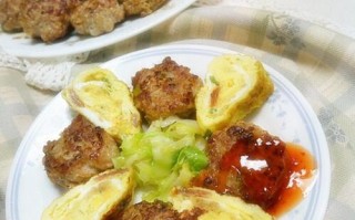 千层肉蛋卷，香脆可口，快来一起品尝吧！（千层肉蛋卷，香脆可口，快来一起品尝吧！）
