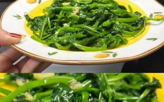 清炒豌豆尖的做法（清爽爆发，绿叶飞舞）