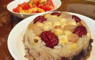 独创南瓜八宝饭，美味健康享受！（自制，健康，美味兼具，尝尽八种食材的鲜香口感！）