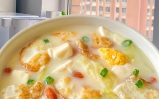 小白菜枸杞豆腐汤的做法（养生美味，补血补气，家常简单易学）