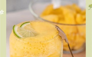清凉夏日，尝一杯菠萝奇异果冰沙（做法简单，口感绝佳）