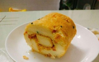 香葱火腿蛋糕卷的做法（美味健康的家常蛋糕卷，葱香火腿味道浓郁）