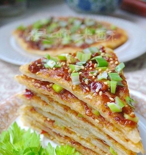 野味美食——野生荠菜杂粮饼（健康美味绿色食品野生食材的独特魅力）-第1张图片-美味行家