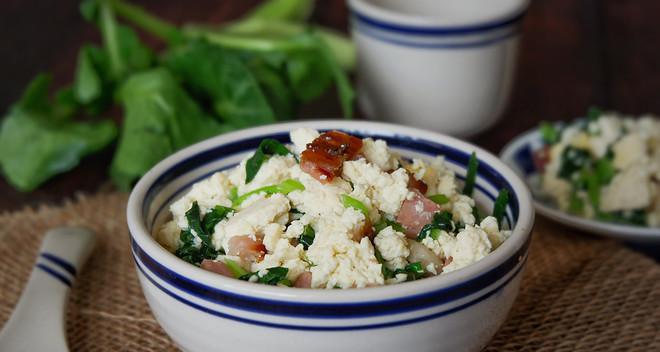 腌北豆腐蘑菇沙拉的制作方法（健康美味的素食佳品）-第1张图片-美味行家