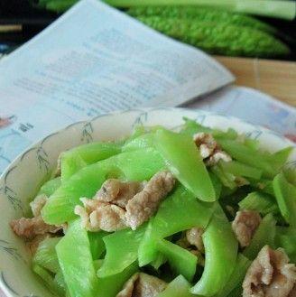 清爽美味香葱莴笋肉的做法（健康美食美味简单）-第2张图片-美味行家