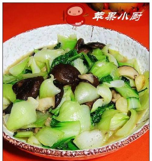 油菜缠香菇——一道简单又美味的健康佳肴（利用油菜的营养，为香菇增色添香）-第1张图片-美味行家