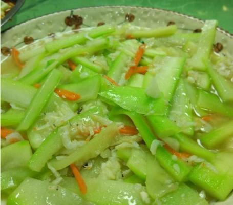 蒜蓉炒丝瓜，香气四溢（健康美味，味道独特）-第3张图片-美味行家