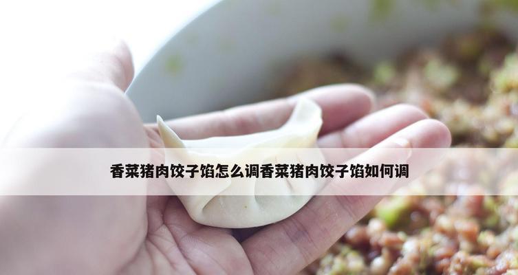又香又美的猪肉香菜水饺（超级简单的家常做法让你随时享受美食）-第1张图片-美味行家