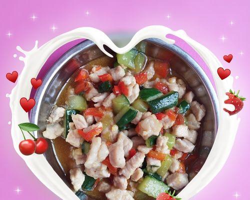 三色肉丁，美味又健康（家常菜谱，营养丰富）-第1张图片-美味行家