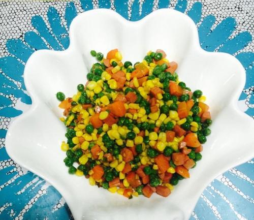 营养美味，豌豆米炒火腿（以豌豆米为主料，烹饪美食，享受味蕾盛宴）-第3张图片-美味行家