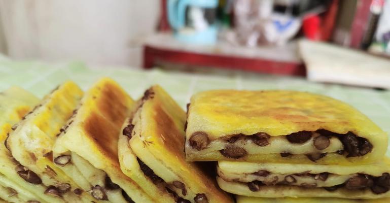 美味香煎甜薯豆沙饼的制作方法（健康甜品）-第3张图片-美味行家