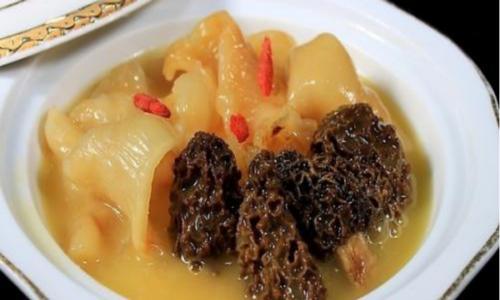 羊肚菌鸽子新西兰花胶汤的制作方法-第1张图片-美味行家