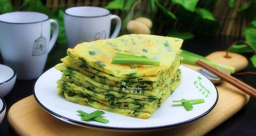 自制香煎韭菜鸡蛋饼（轻松学会，味蕾满足）-第3张图片-美味行家