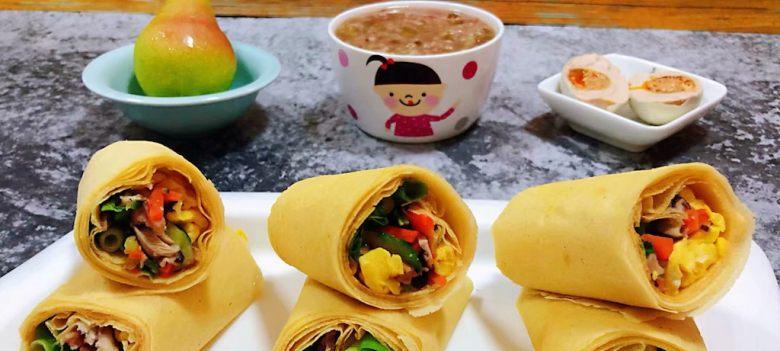 营养米饭煎饼的做法（美味健康的早餐选择）-第3张图片-美味行家